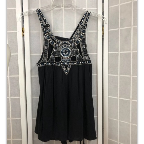 Havana,blouse,black,decorated, embroidered,sizeS.: - Picture 4 of 11